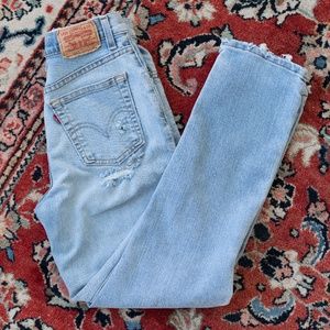 Custom Distressed Levi's